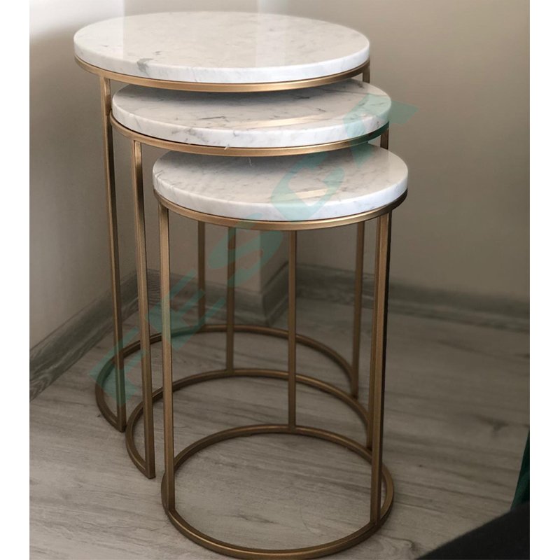 3 Piece Marble Nesting